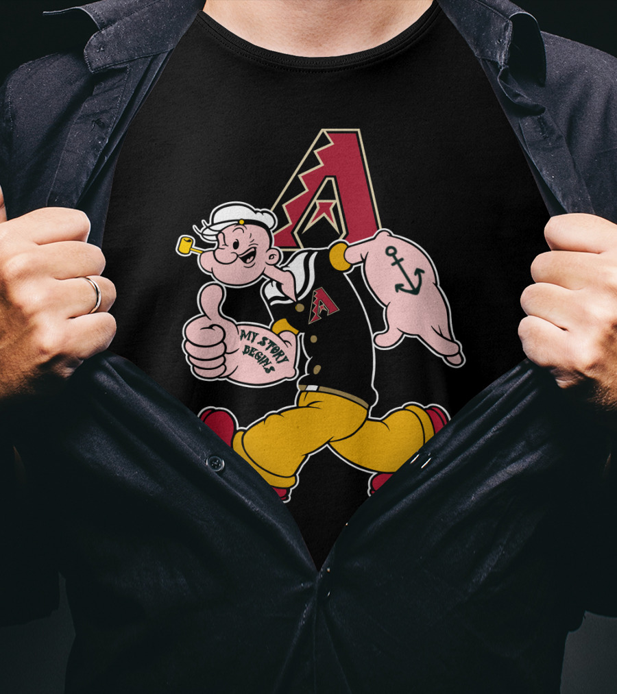 Arizona Diamondbacks A Popeye My Story Begins T-Shirt