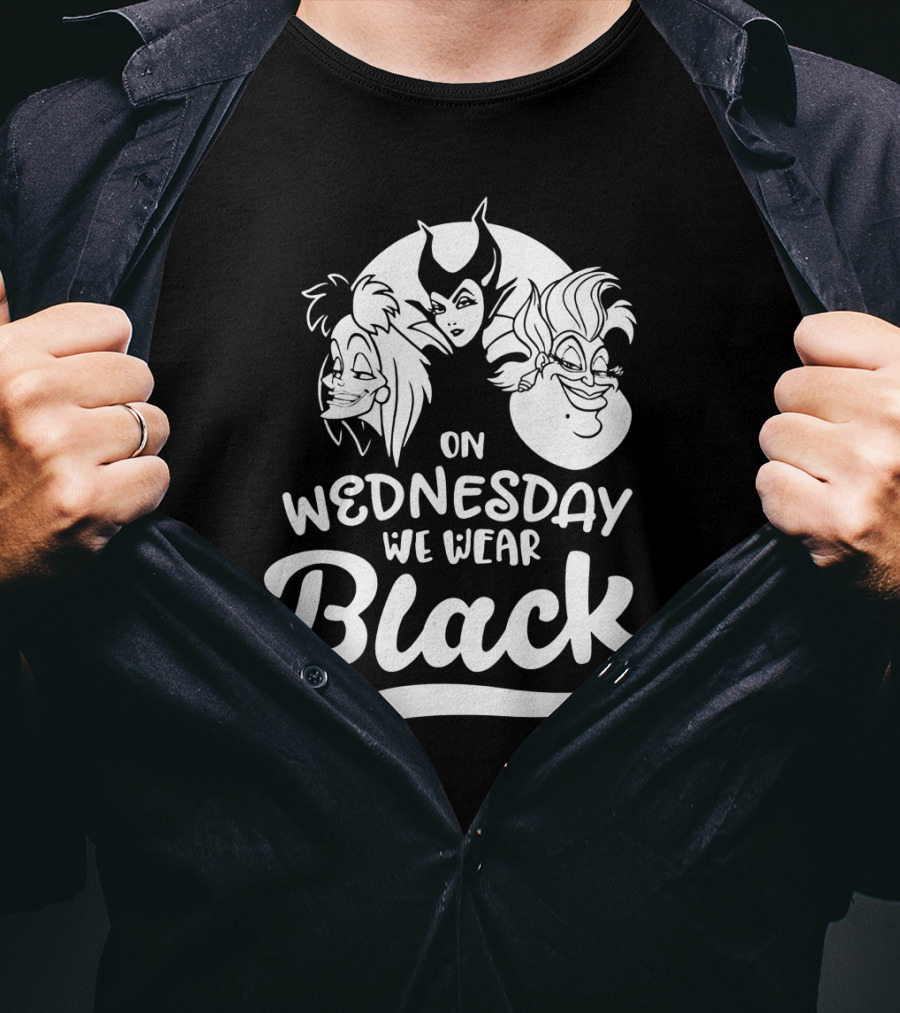 On Wednesday We Wear Black Villains T-Shirt