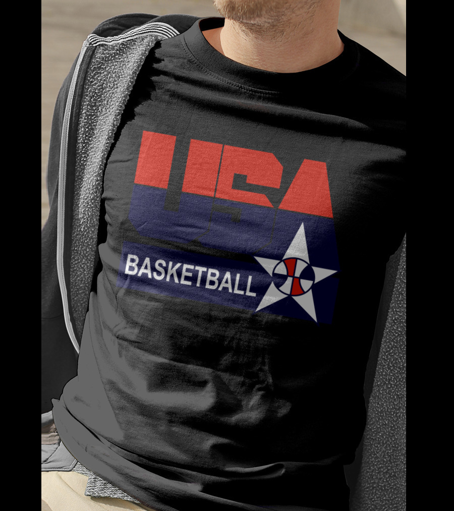 Usa Basketball Star Icon T-Shirt