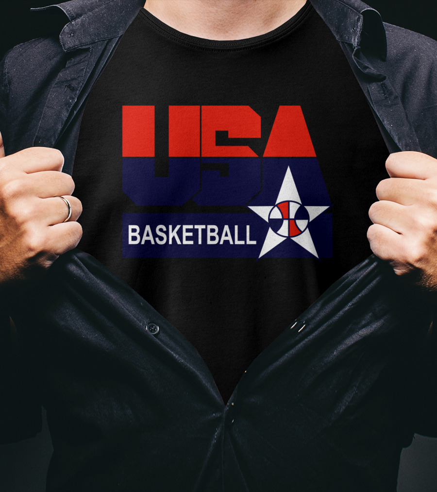 Usa Basketball Star Icon T-Shirt