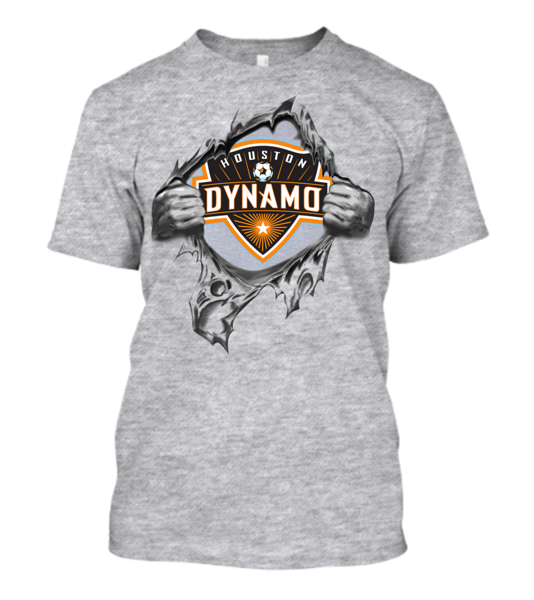 Houston Dynamo Soccer Shield Burst T-Shirt