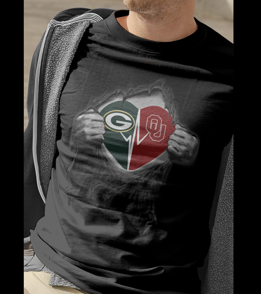 Packers Ou Heart T-Shirt