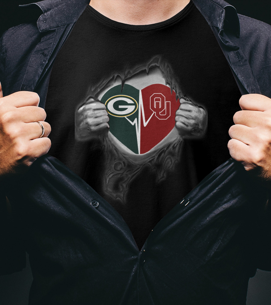 Packers Ou Heart T-Shirt