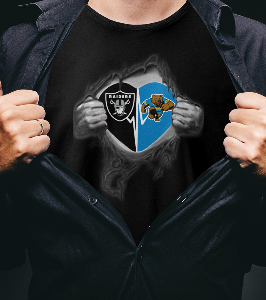 Raiders Split With Ucla Bruins Bear T-Shirt