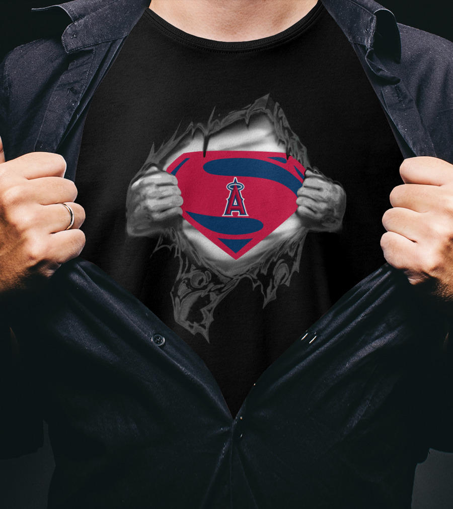 Superman Los Angeles Angels T-Shirt