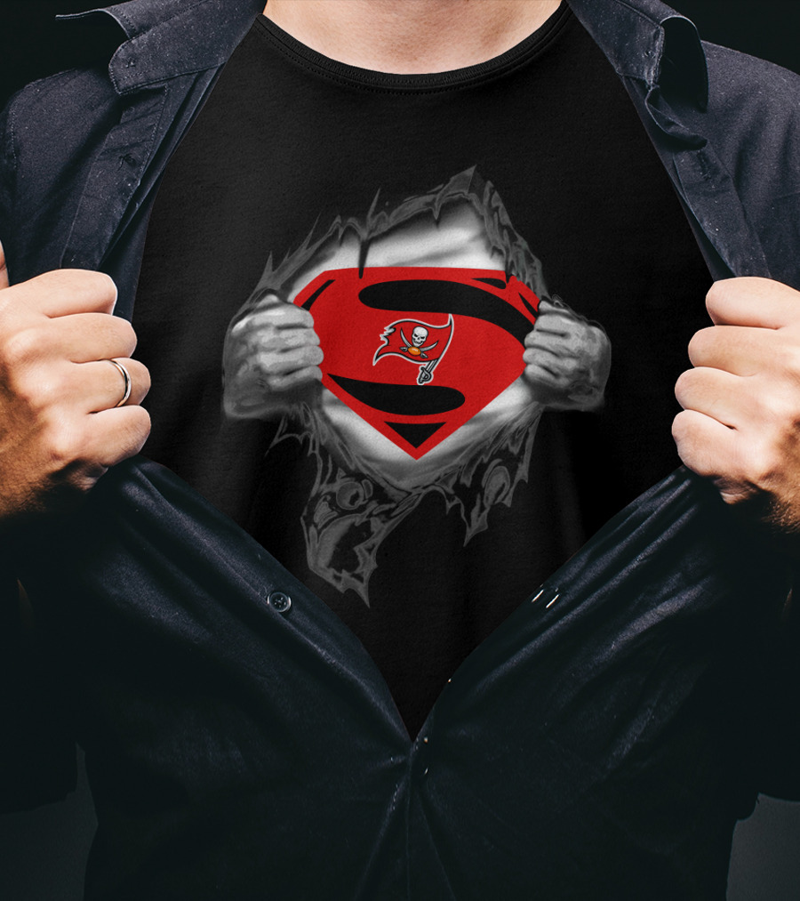 Superman Tampa Bay Buccaneers T-Shirt