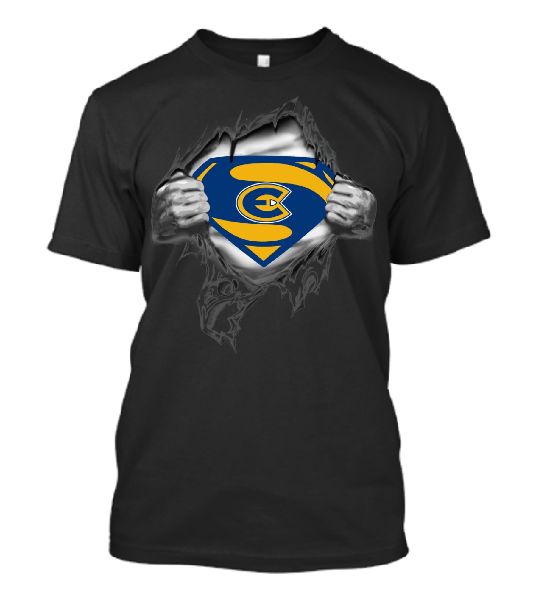 Eau Claire Blugolds Superhero T-Shirt