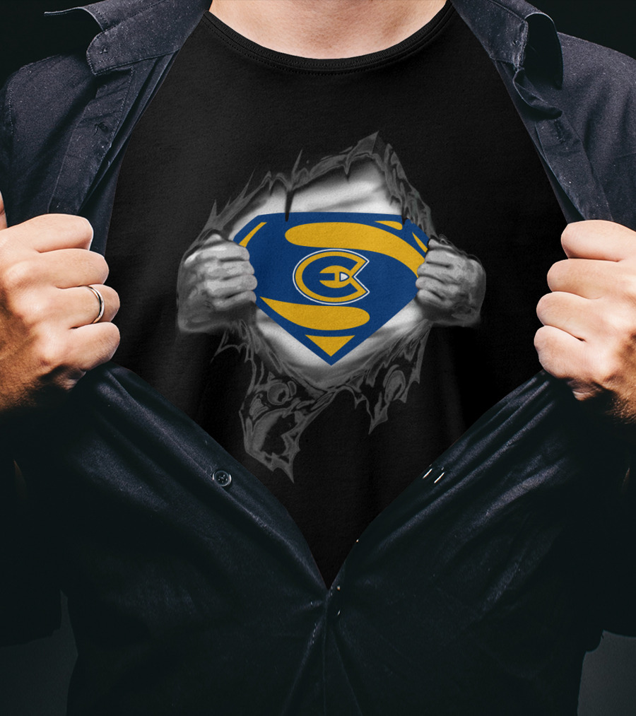 Eau Claire Blugolds Superhero T-Shirt