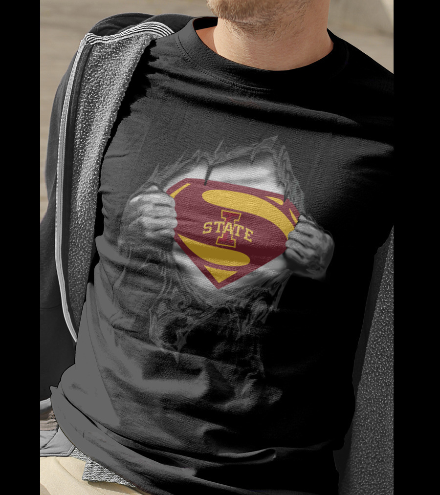 Iowa State Cyclones Superhero Logo Apparel 233 T-Shirt