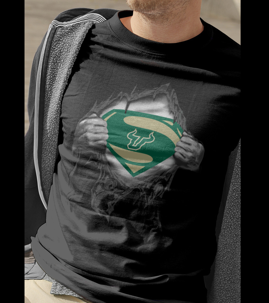 South Florida Bulls Superman T-Shirt