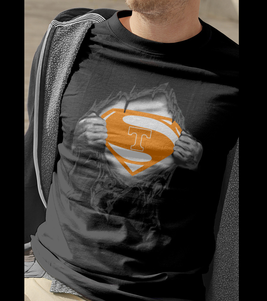 Tennessee Volunteers Superman Shield T-Shirt