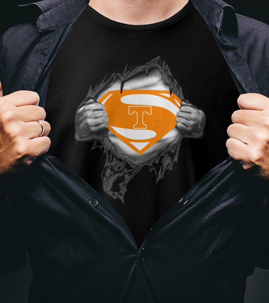 Tennessee Volunteers Superman Shield T-Shirt
