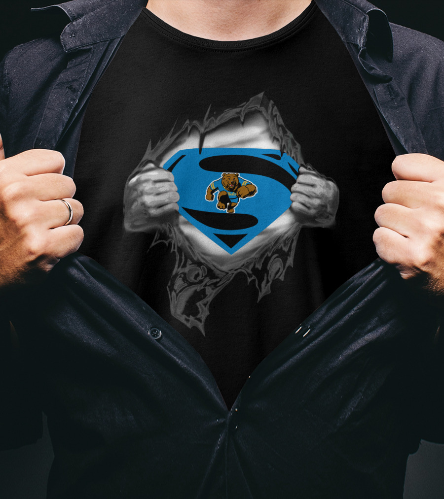 Superman Ucla Bruins Bear Logo Mashup 400 T-Shirt