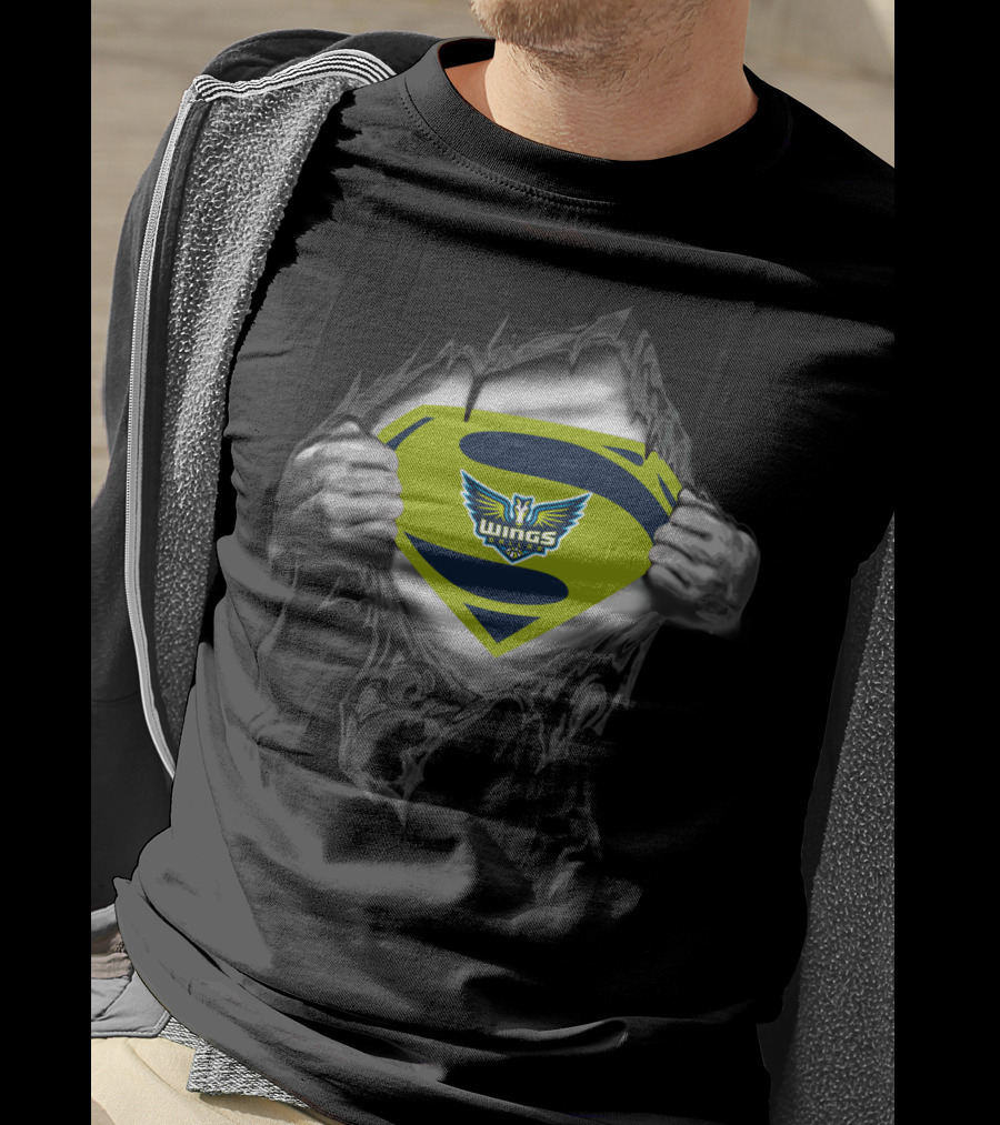Dallas Wings Superman T-Shirt