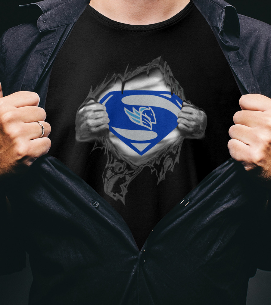 Salt Lake Stallions Emblem Superhero Concept T-Shirt