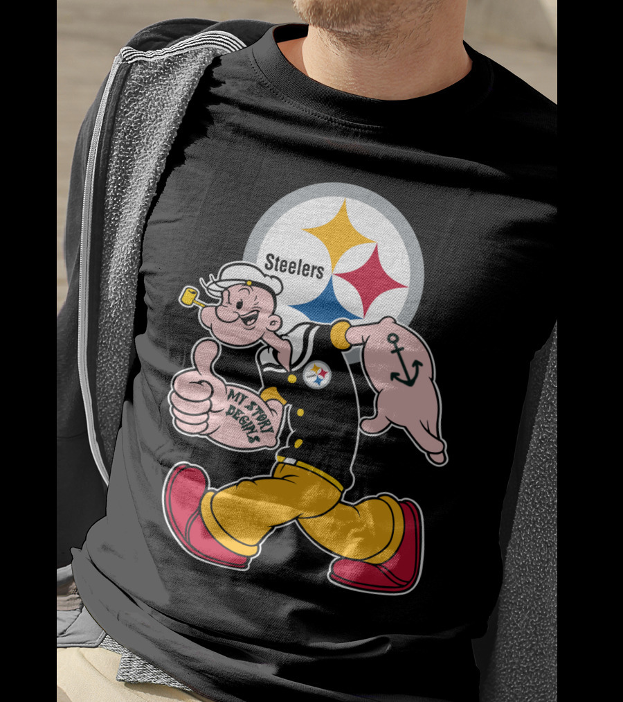 Pittsburgh Steelers My Story Begins Anchor T-Shirt