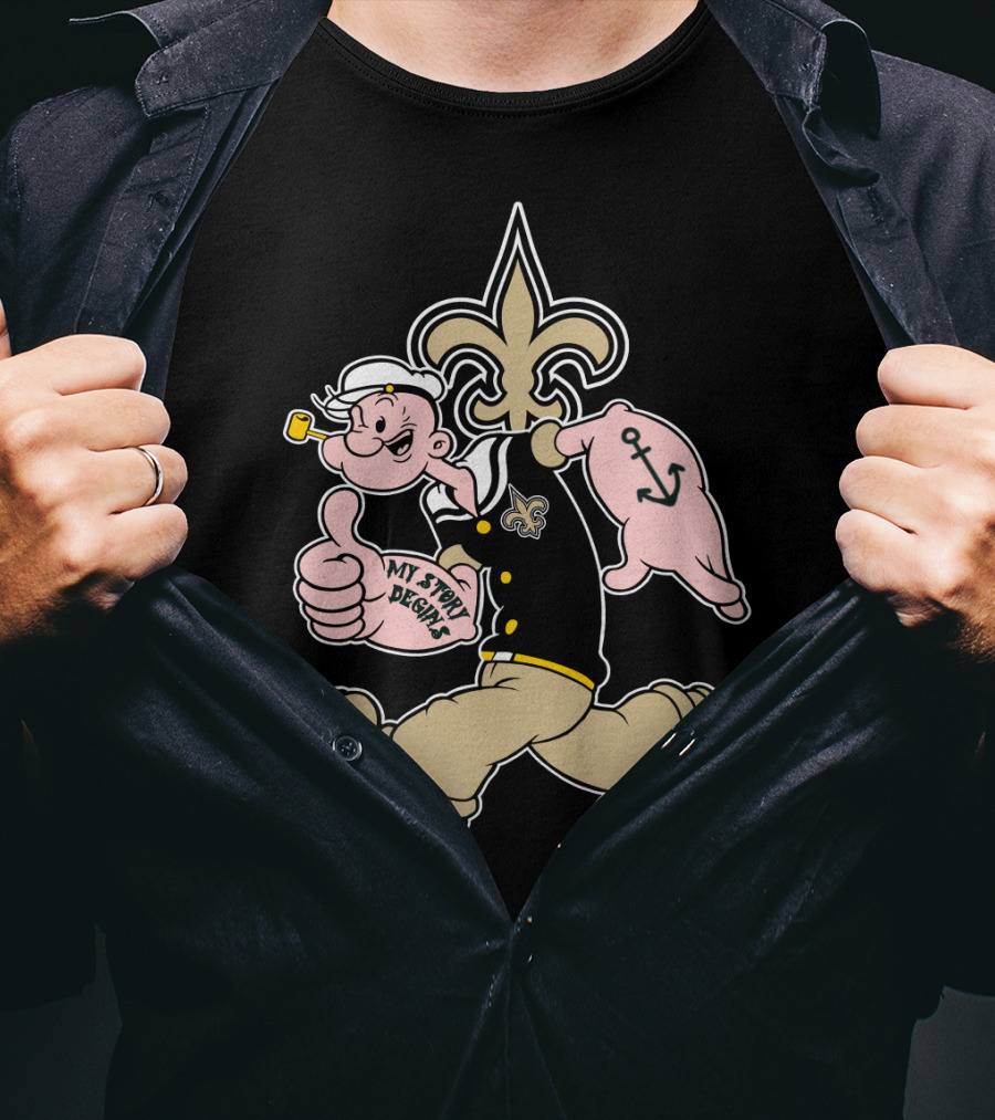 My Story Begins New Orleans Saints T-Shirt