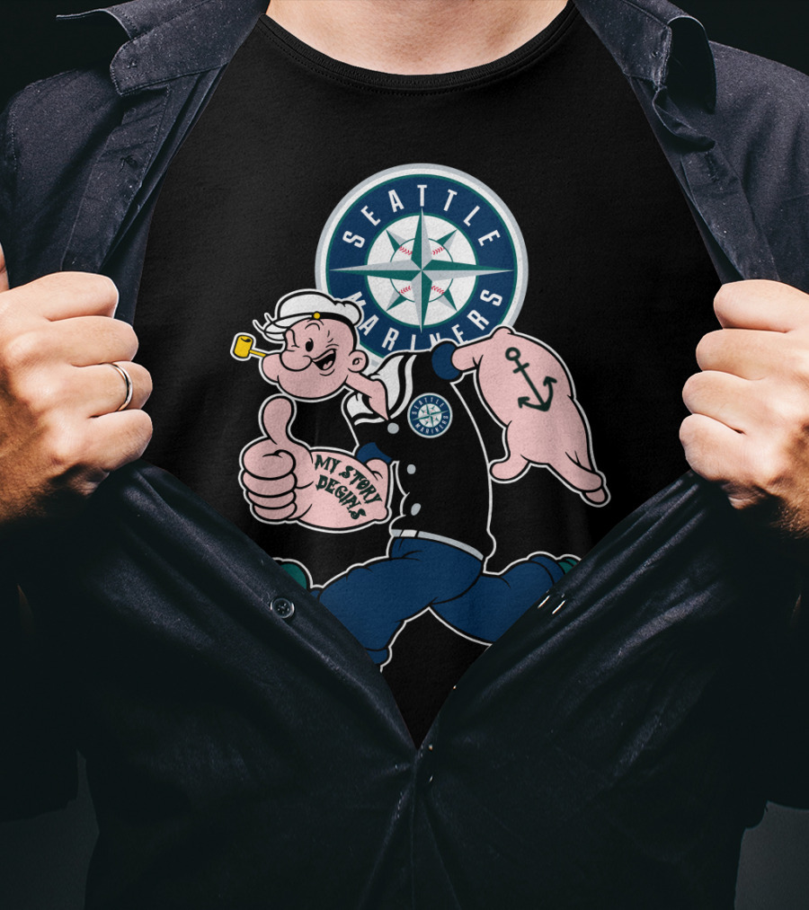 Seattle Mariners Popeye My Story Begins T-Shirt