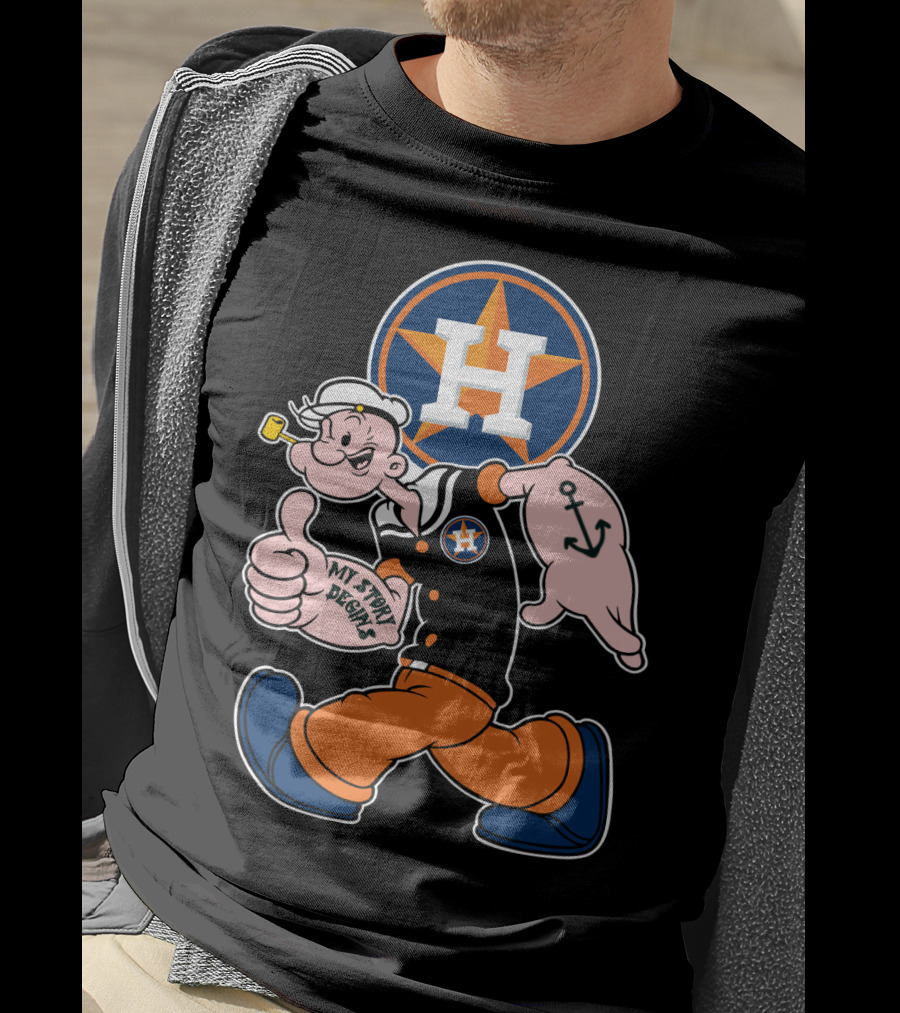 Houston Astros Popeye My Story Begins T-Shirt