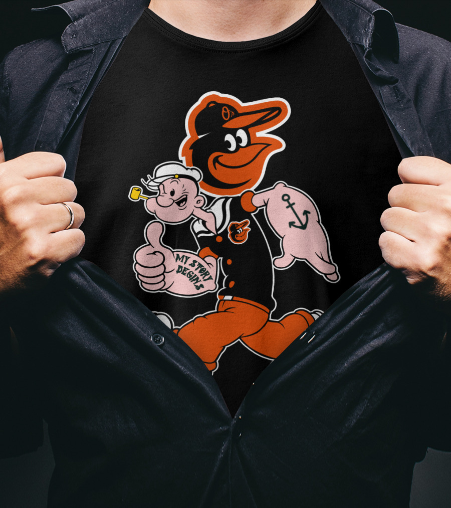 Baltimore Orioles My Story Begins Anchor T-Shirt