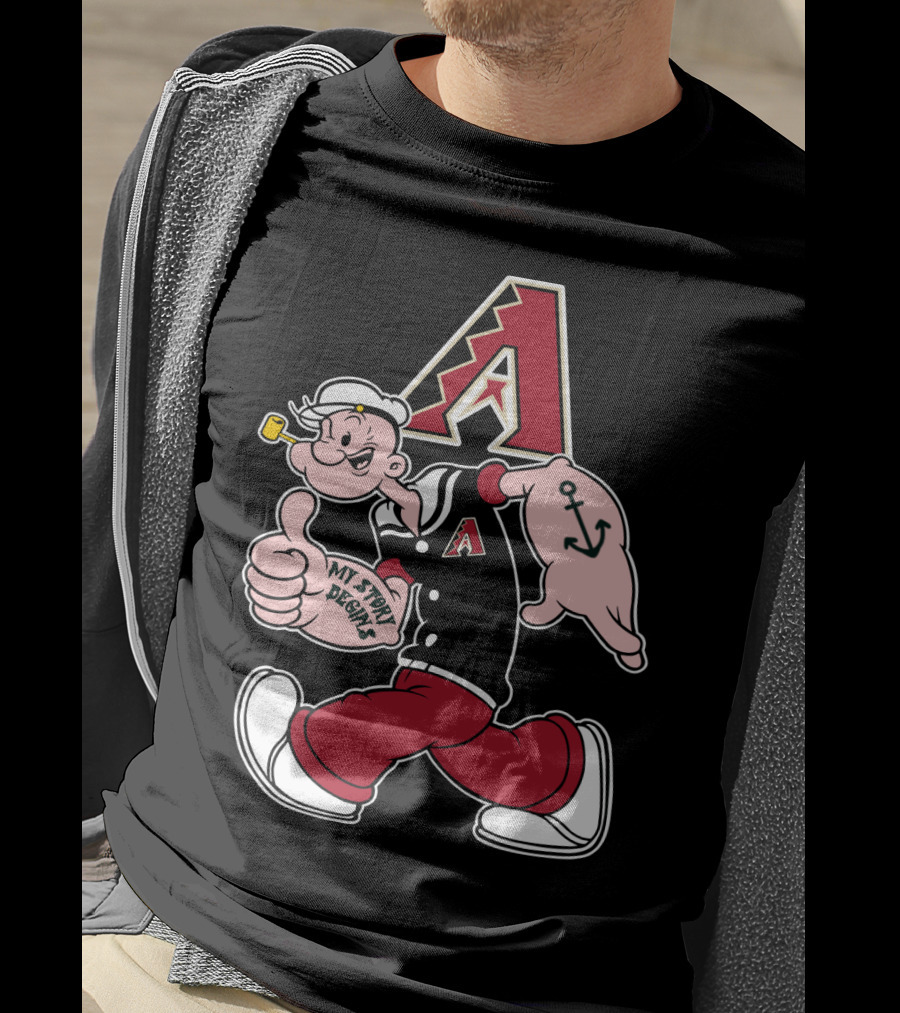 Arizona Diamondbacks Popeye My Story Designs T-Shirt