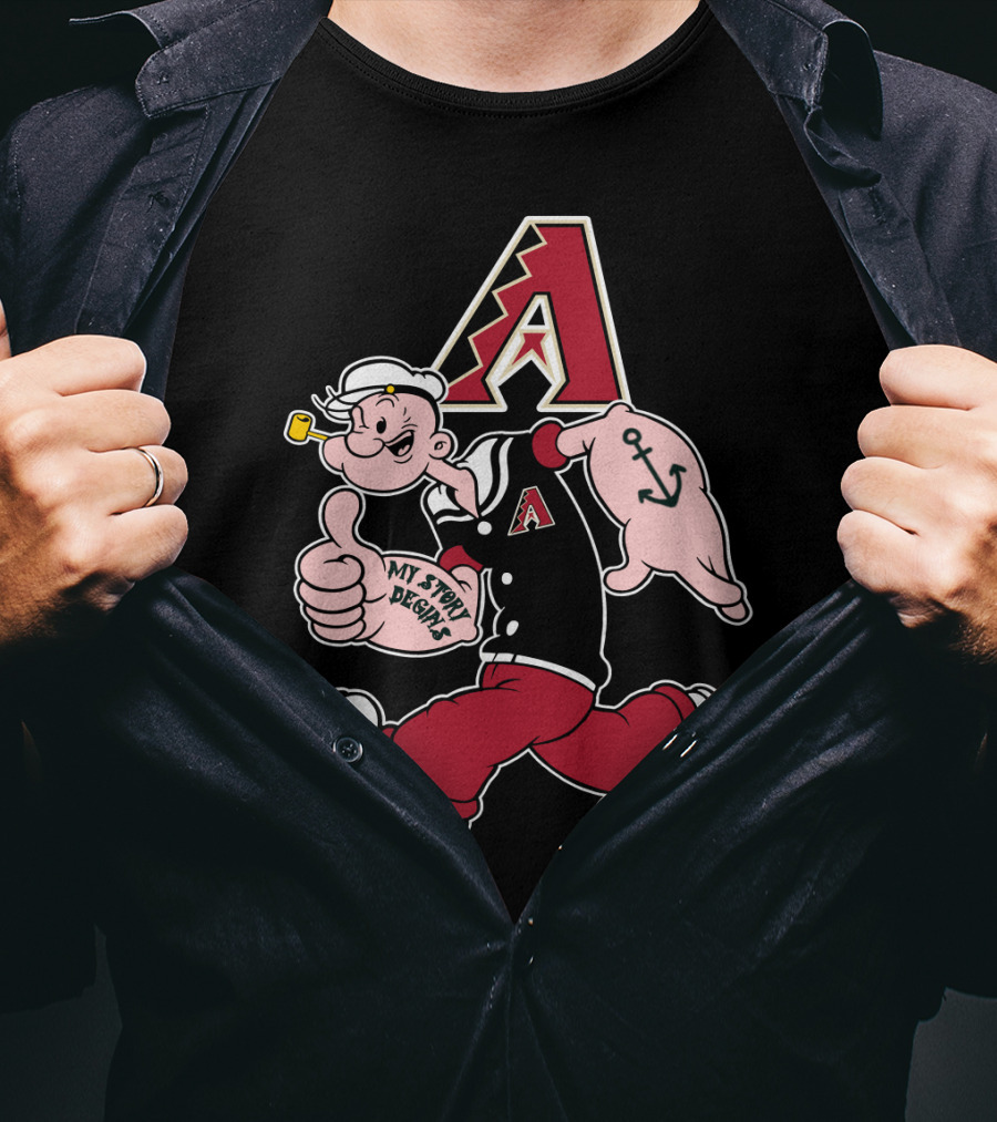Arizona Diamondbacks Popeye My Story Designs T-Shirt