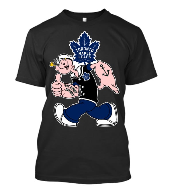 Toronto Maple Leafs Popeye My Story Begins T-Shirt