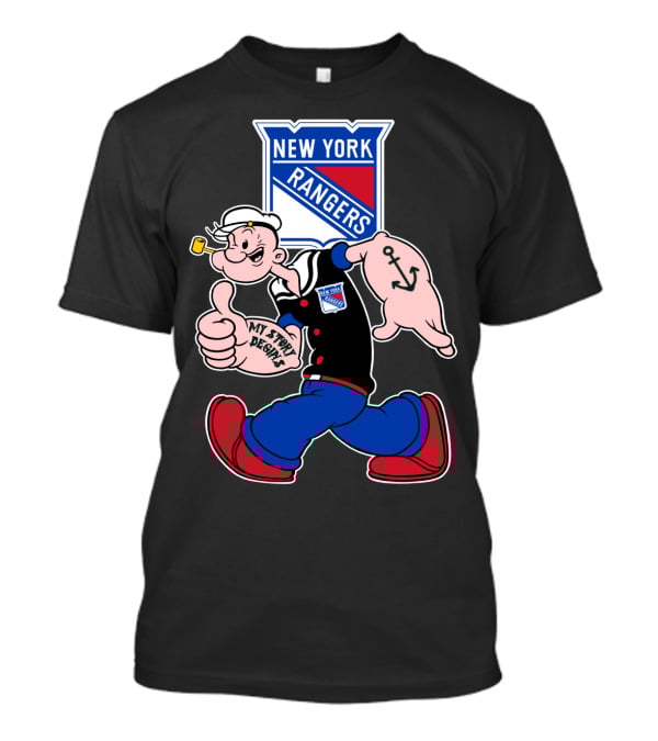 New York Rangers Popeye My Story Begins T-Shirt