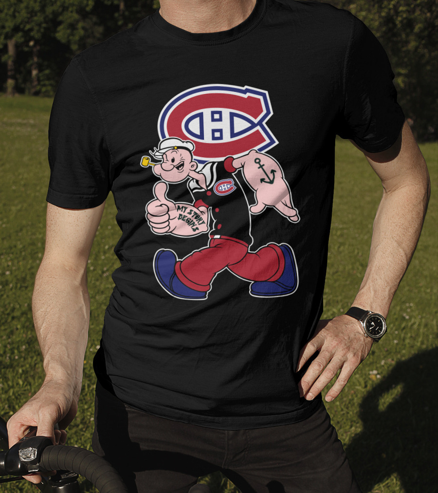 Montreal Canadiens Popeye My Story Begins T-Shirt