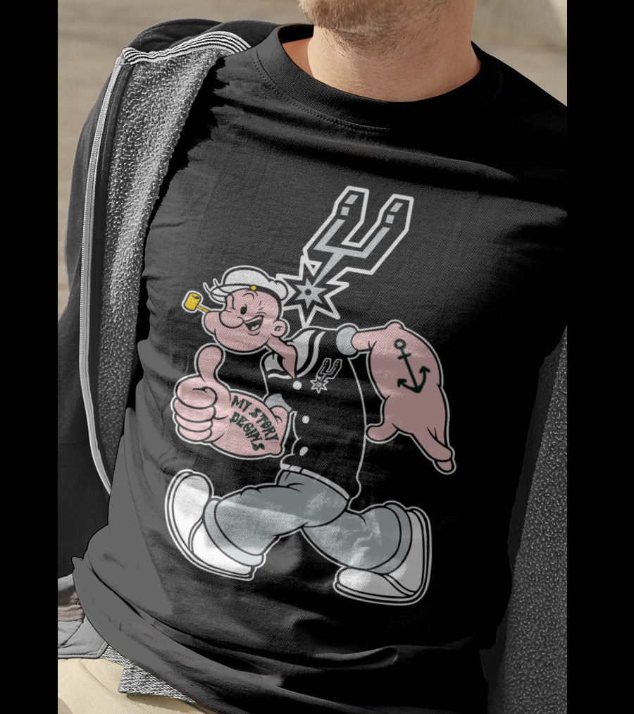 San Antonio Spurs My Story Designs 1996 T-Shirt