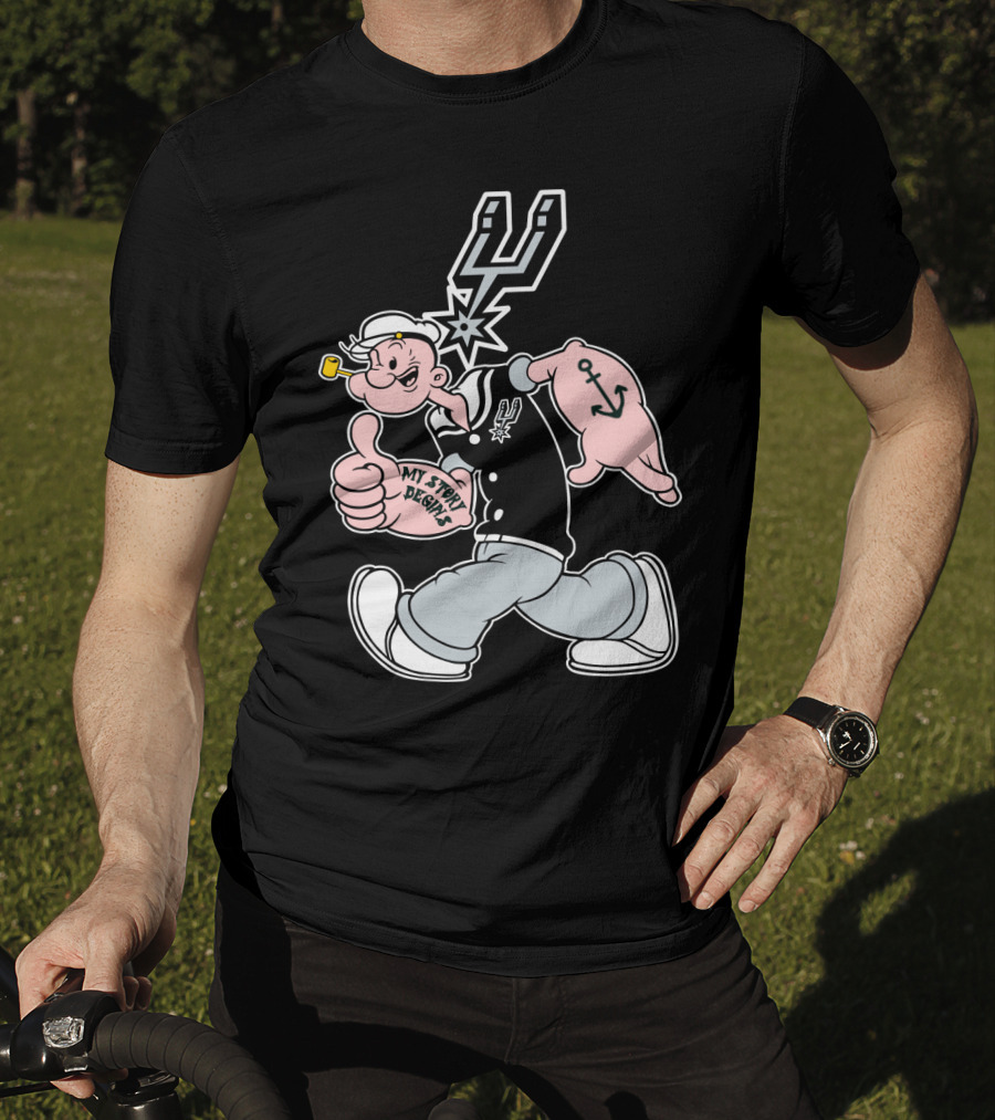 San Antonio Spurs My Story Designs 1996 T-Shirt