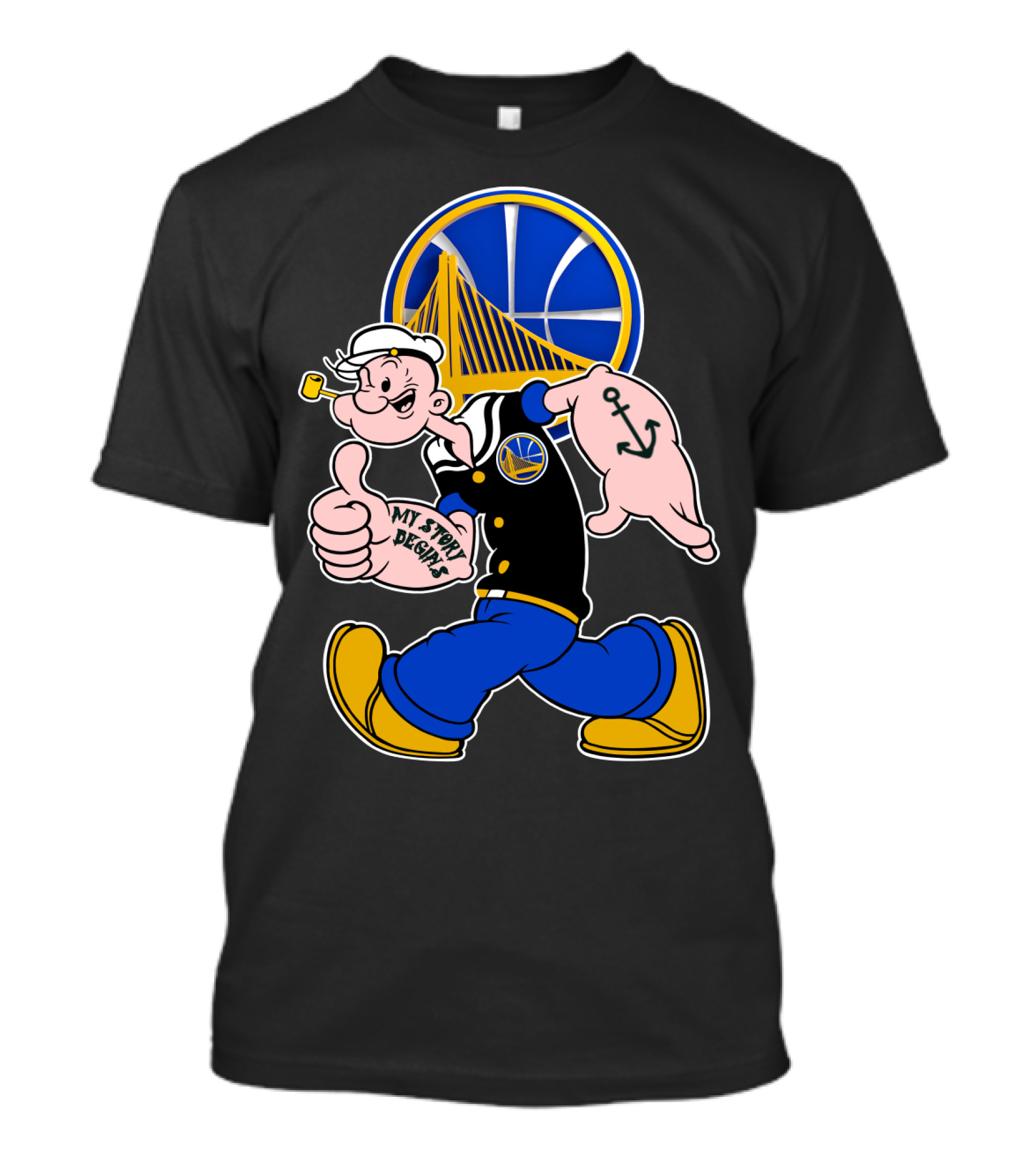 My Story Begins Golden State Warriors T-Shirt