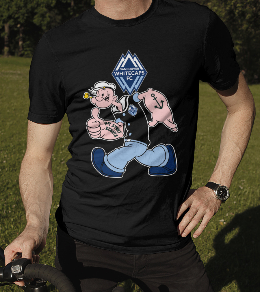 Vancouver Whitecaps Fc Popeye My Story Begins T-Shirt