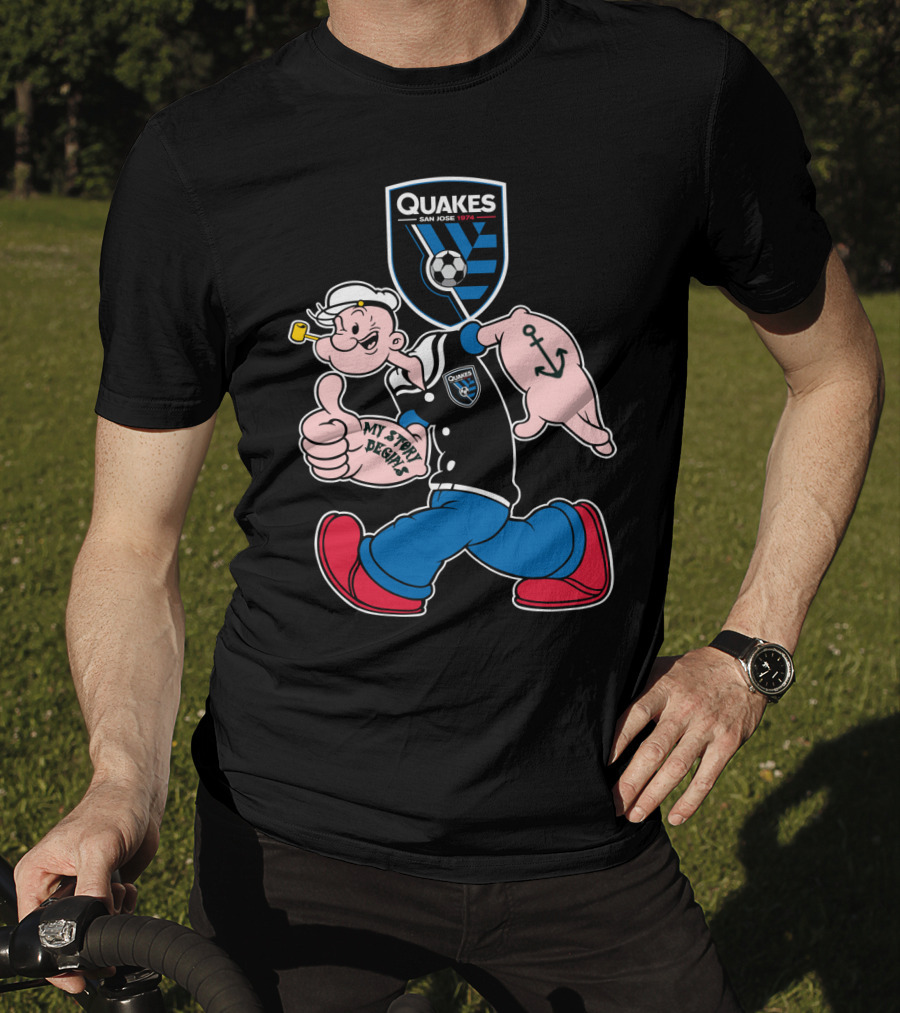 Quakes San Jose 1974 My Story Begins T-Shirt