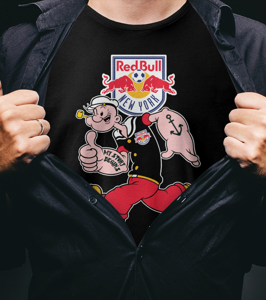 New York Red Bulls Popeye My Story Begins T-Shirt
