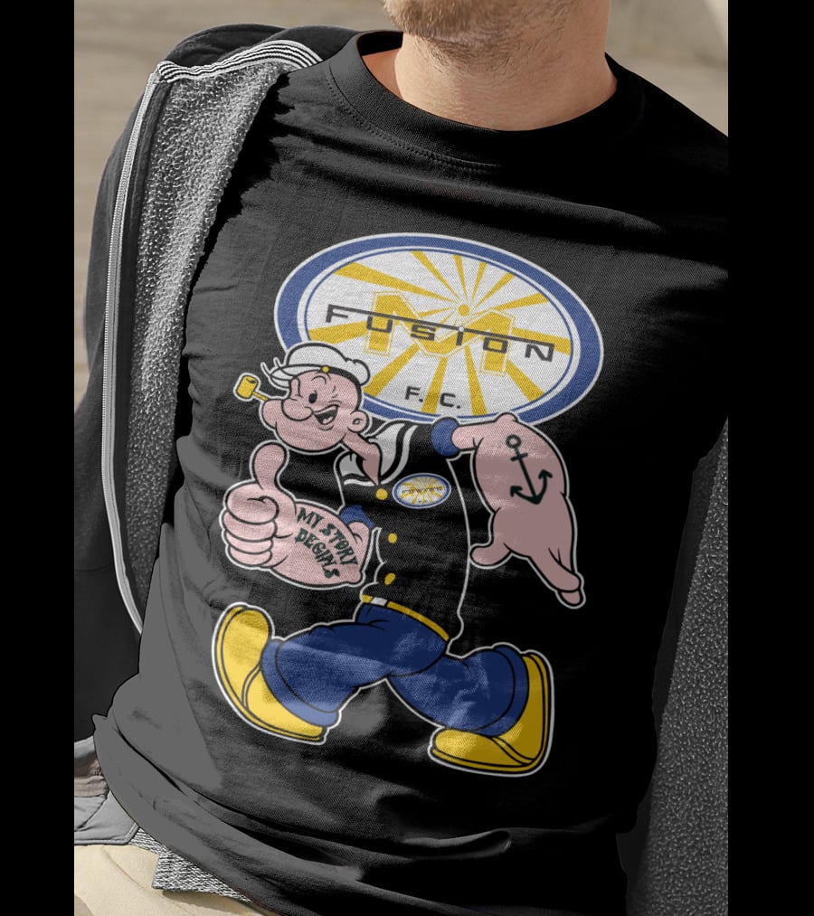 Fusion F.c. 137 Miami My Story Begins Anchor Sailor Character T-Shirt