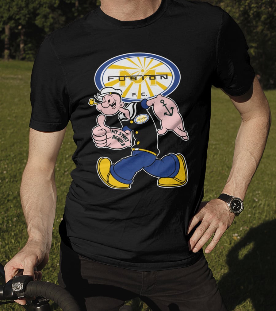 Fusion F.c. 137 Miami My Story Begins Anchor Sailor Character T-Shirt