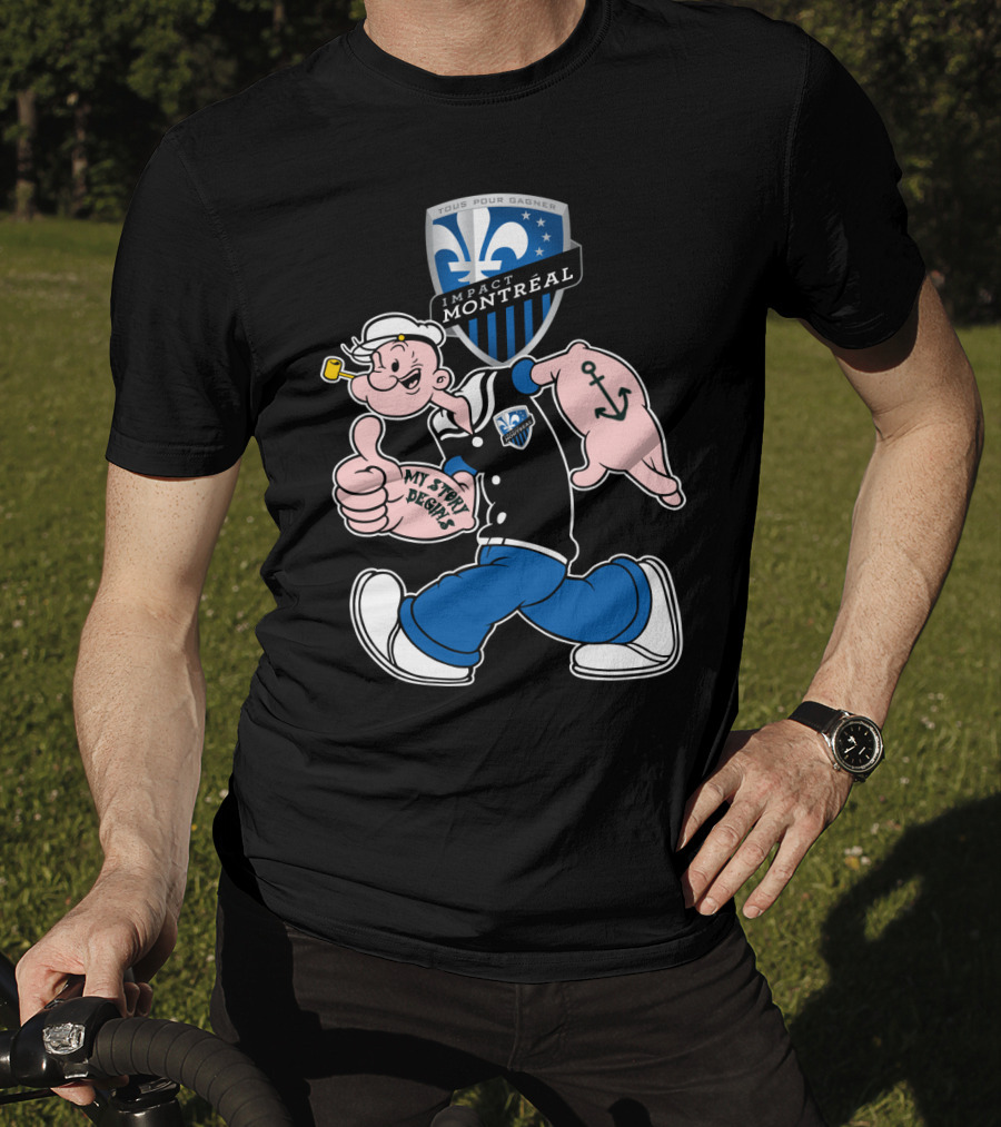 Tous Pour Gagner Impact Montreal My Story Designs T-Shirt