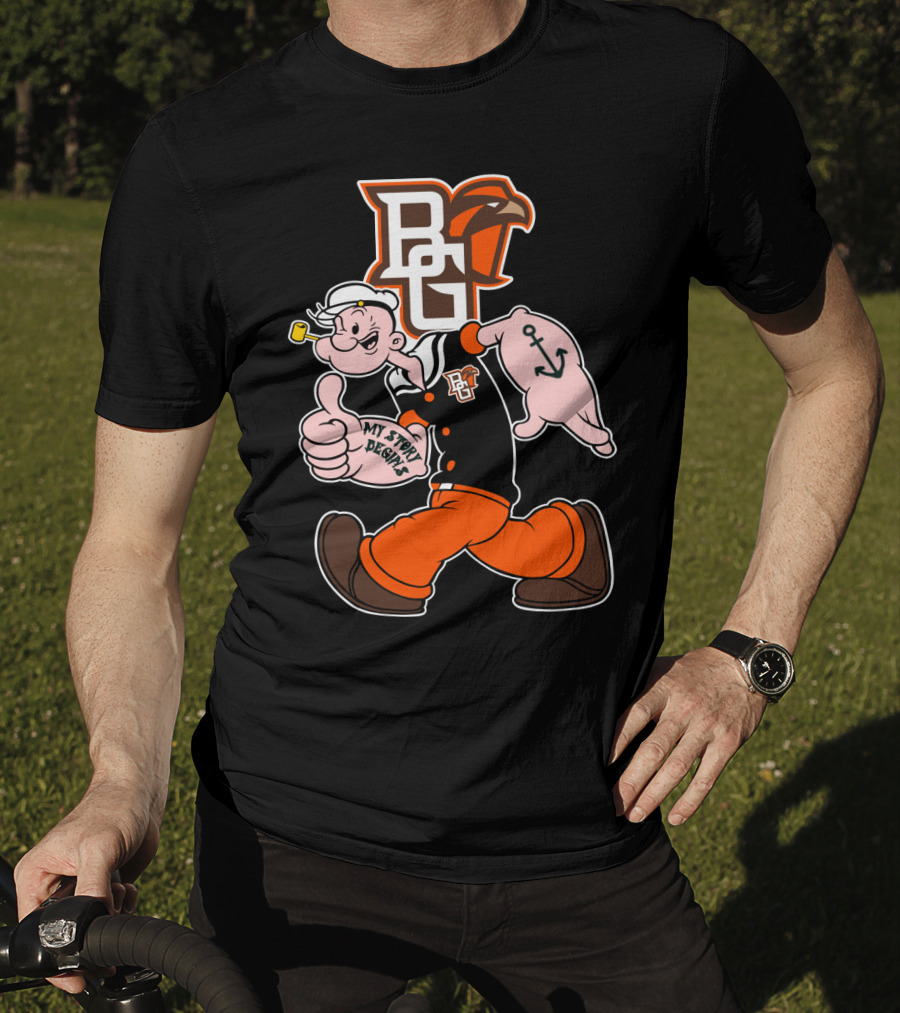 Bg Falcons My Story Designs Popeye 150 T-Shirt