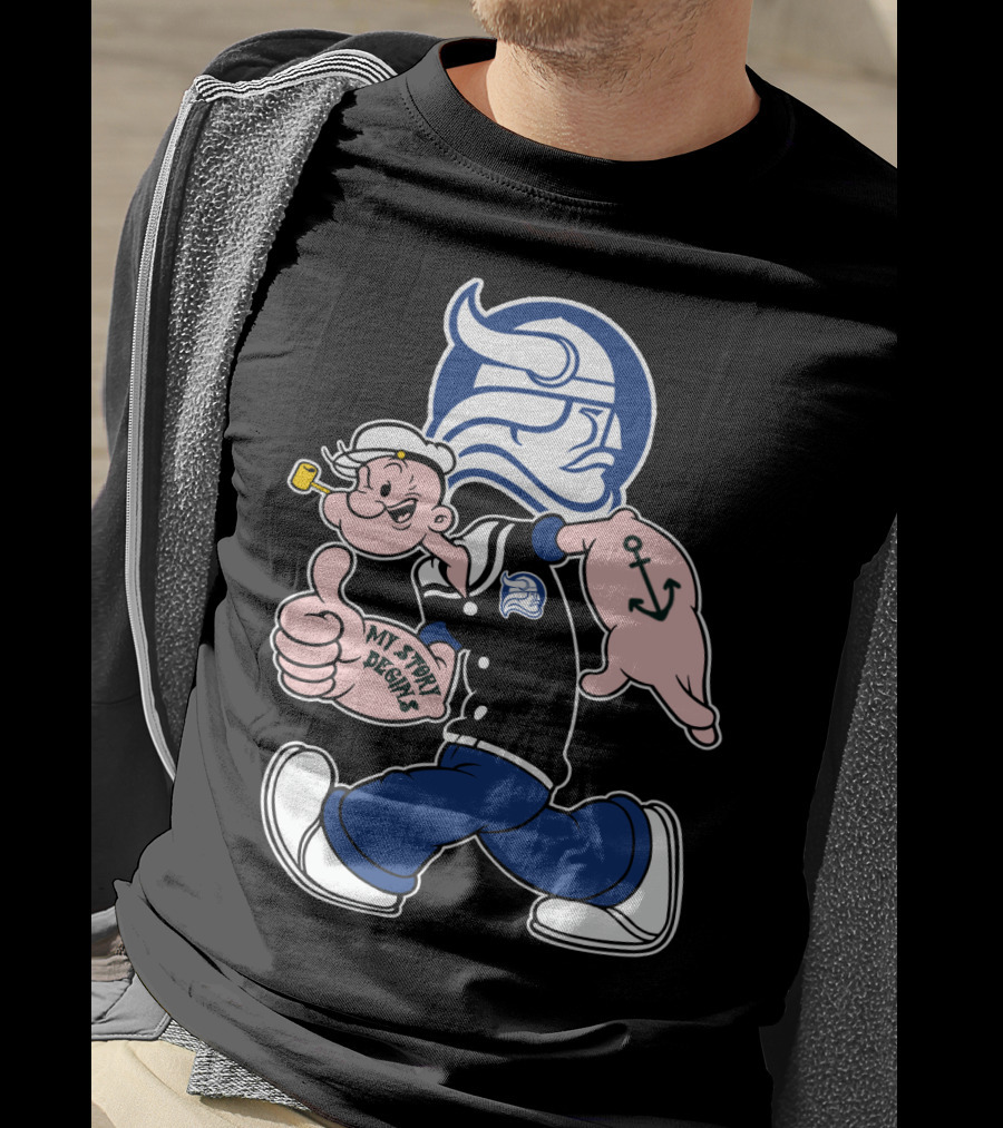 Berry Vikings My Story Begins Sailor Character With Viking Helmet T-Shirt