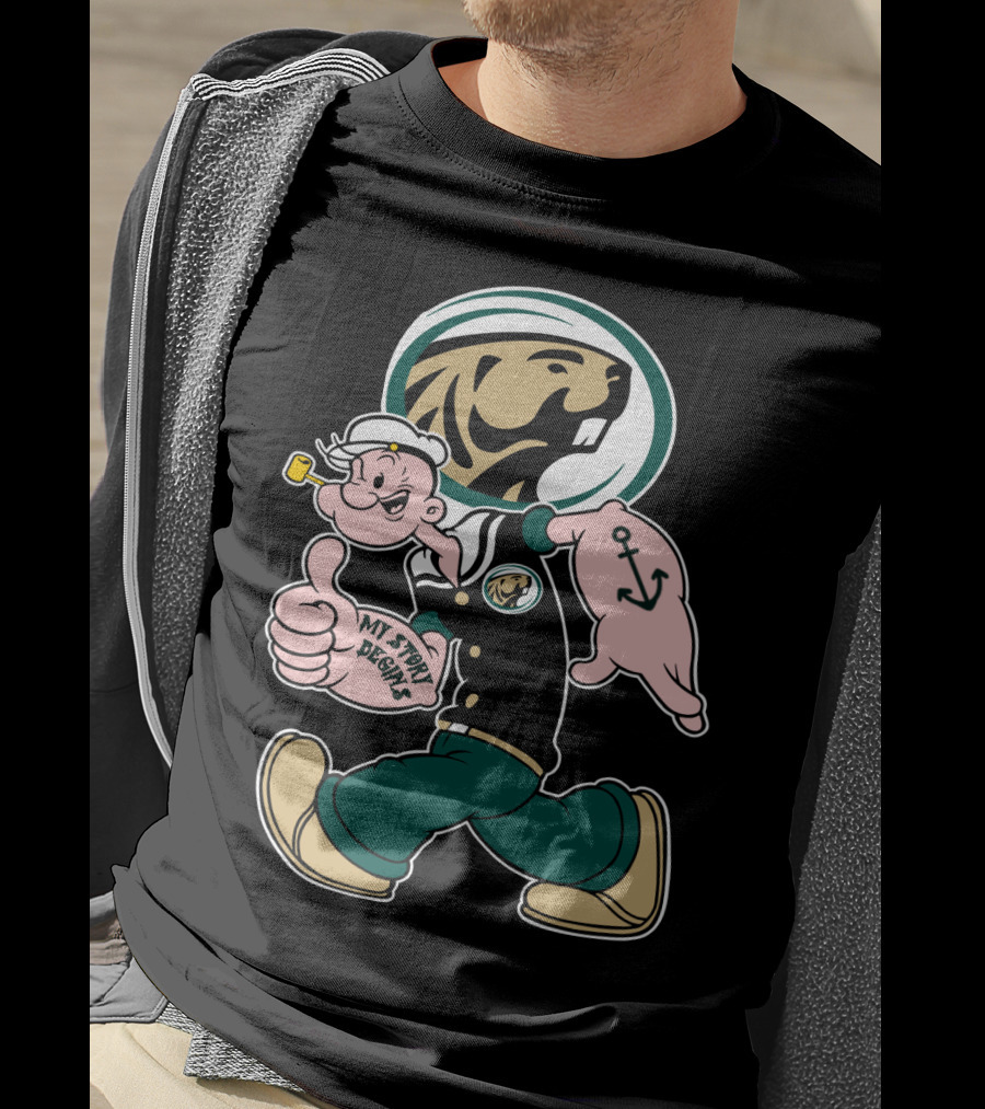 Bemidji State Beavers Popeye My Story Designs T-Shirt