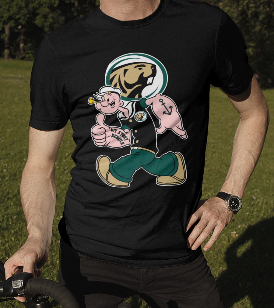 Bemidji State Beavers Popeye My Story Designs T-Shirt