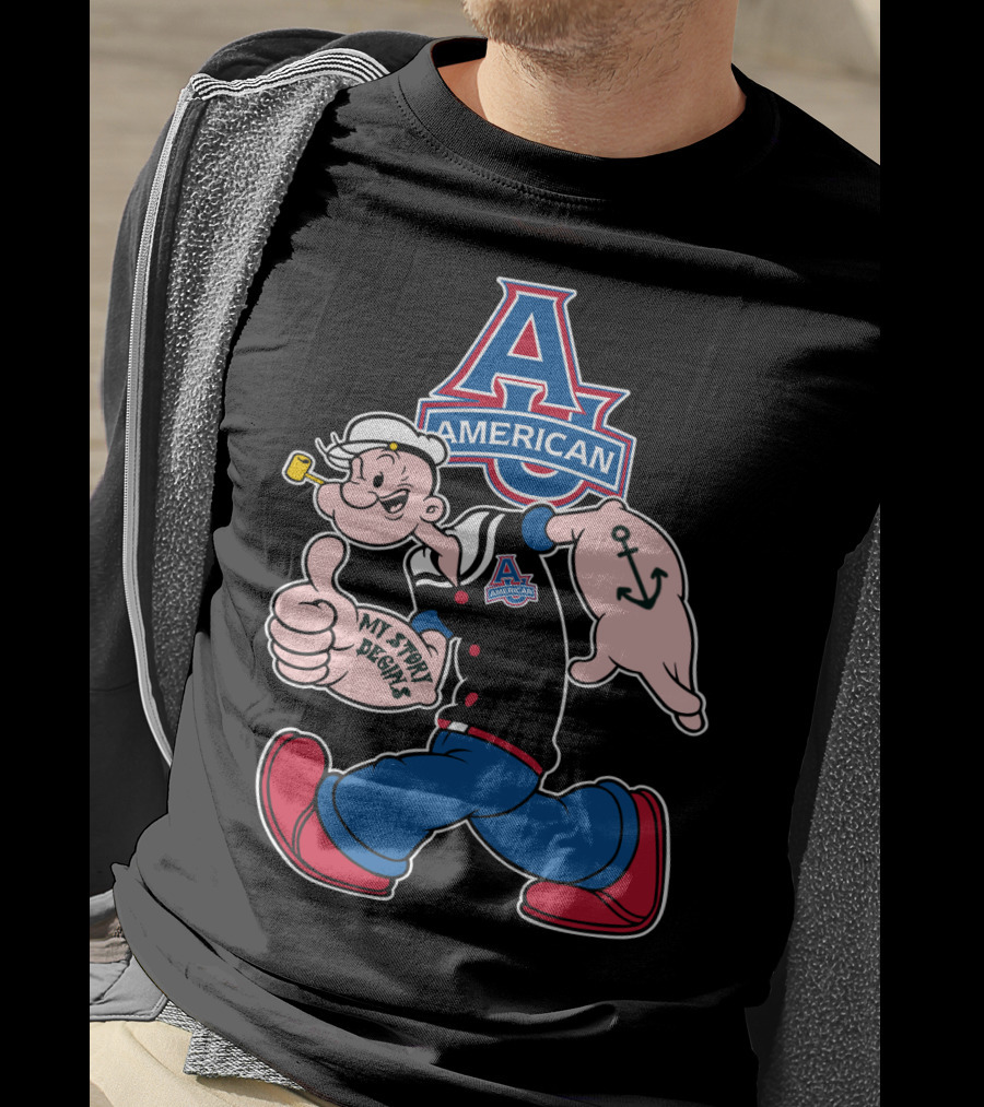 American Eagles Popeye My Story Begins Anchor T-Shirt