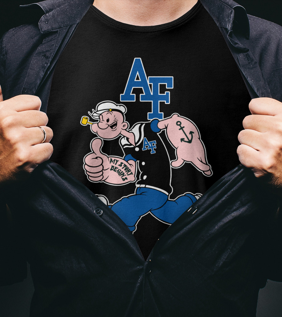 Af Air Force Falcons My Story Begins T-Shirt