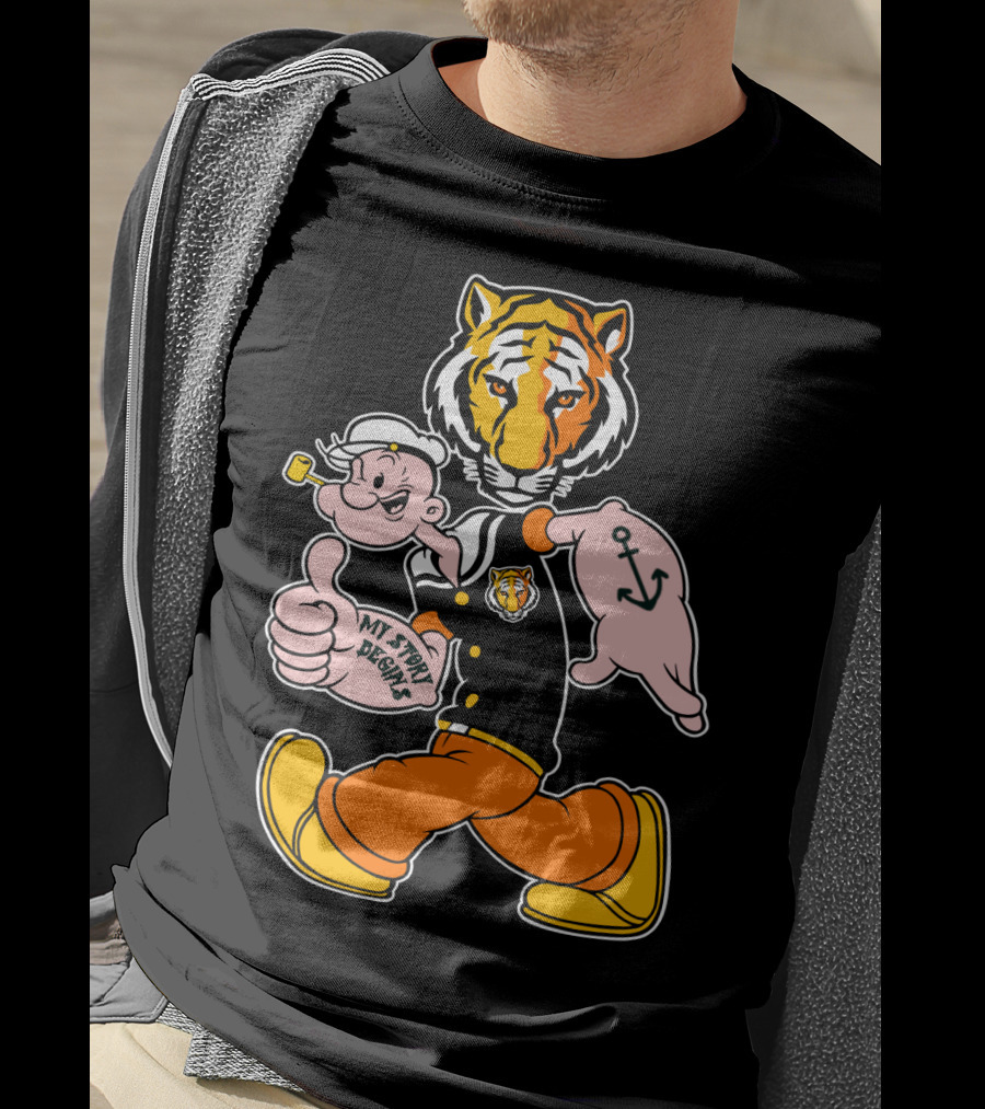 Depauw Tigers My Story Begins Tiger And Sailor T-Shirt