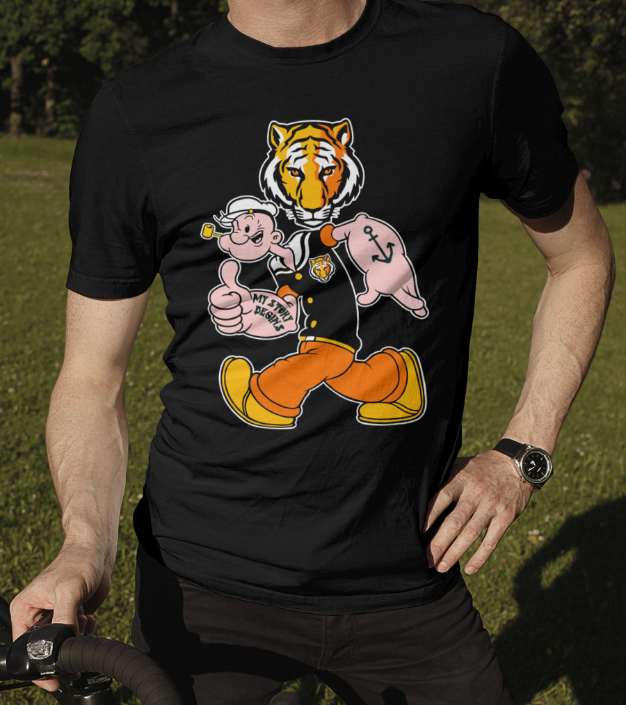 Depauw Tigers My Story Begins Tiger And Sailor T-Shirt