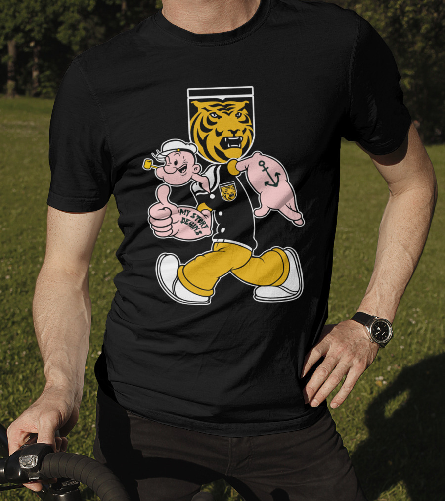 Colorado College Tigers Popeye Crossover My Story Designs T-Shirt