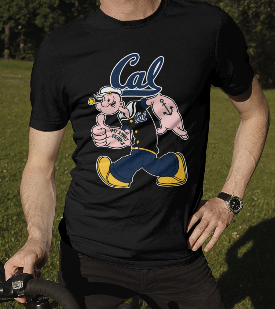 Cal California Golden Bears Popeye Anchor My Story Begins T-Shirt