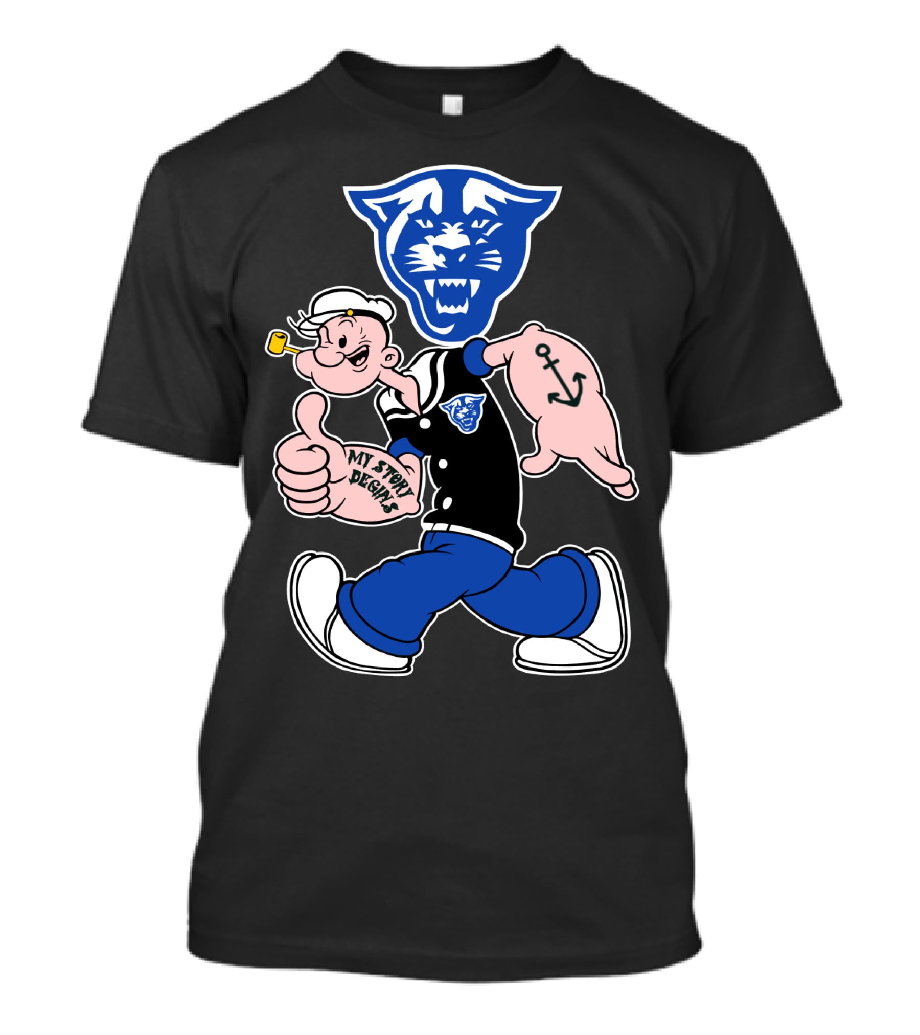Georgia State Panthers My Story Begins T-Shirt