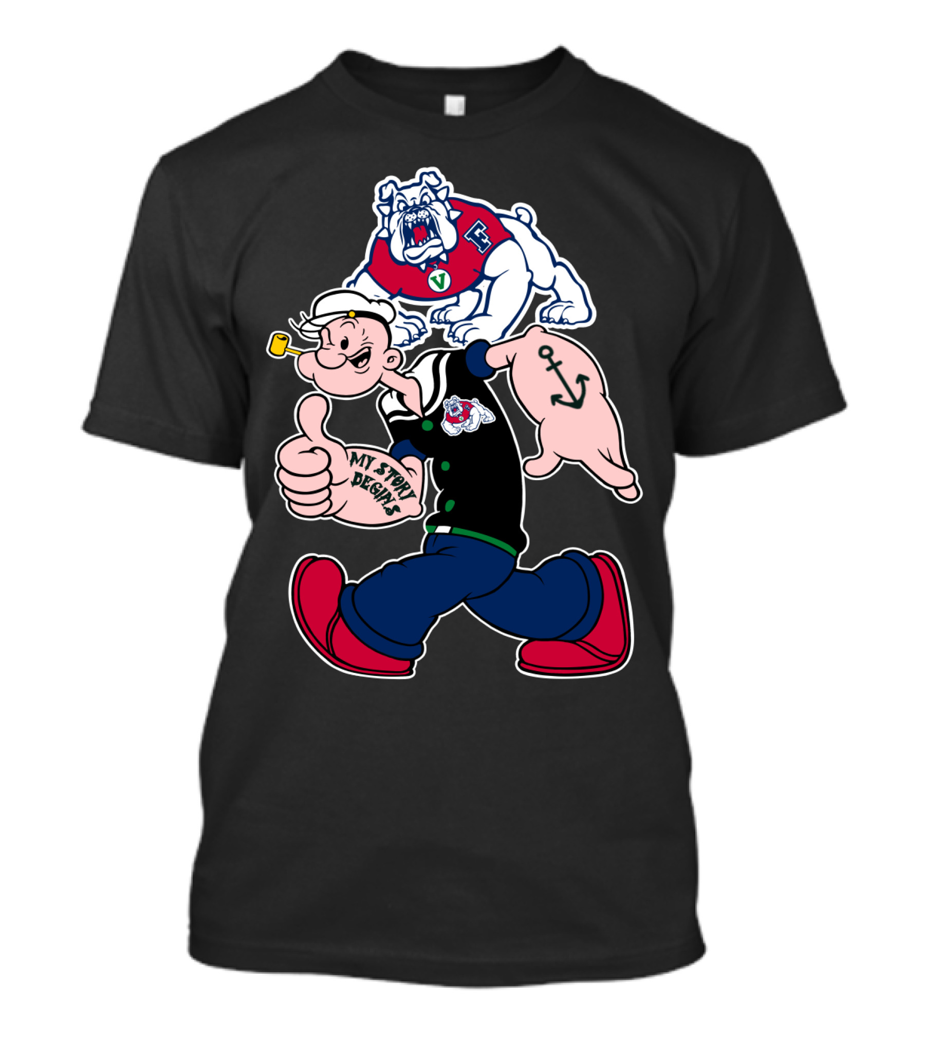 Fresno State Bulldogs My Story Begins T-Shirt